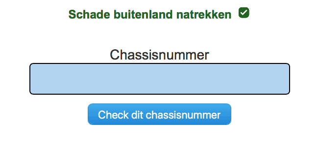 Chassisnummer controleren 